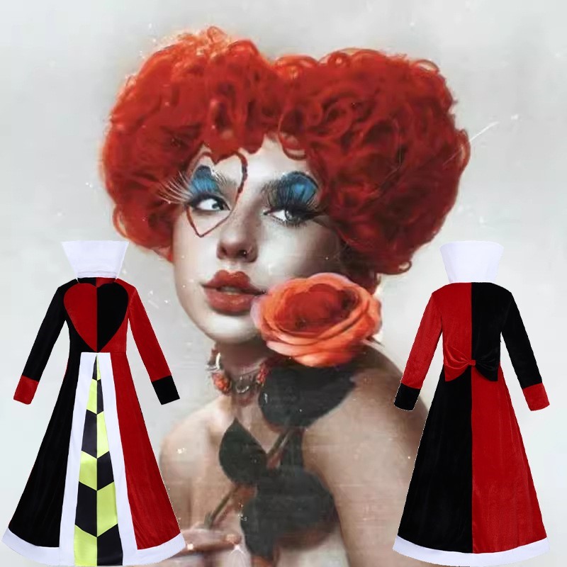 Women'S Red Accessories - Wig wanita Cosplay film hati merah
