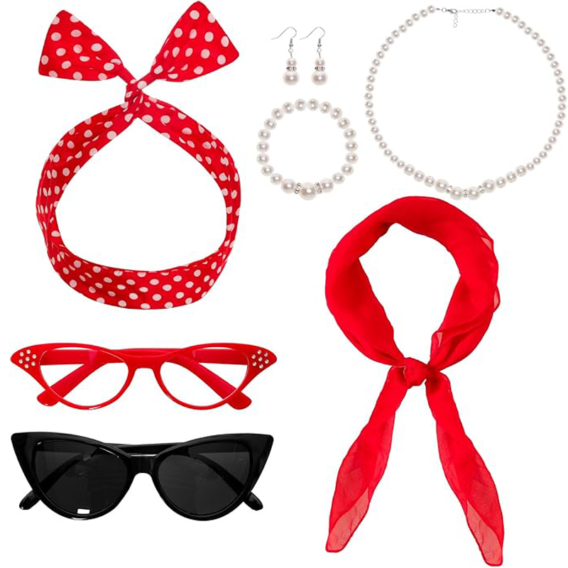 Women'S Accessories In The 1950S - 7 buah aksesori kostum tahun 1950-an