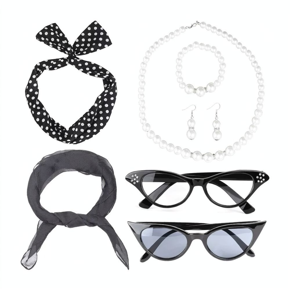 Set Aksesori Gaya Retro 1950-a - Women'S Accessories In The 1950S ulasan dan harga