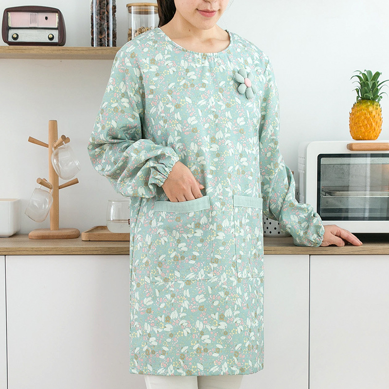Apron Wanita Berlengan Panjang - Women Kitchen Accessories ulasan dan harga
