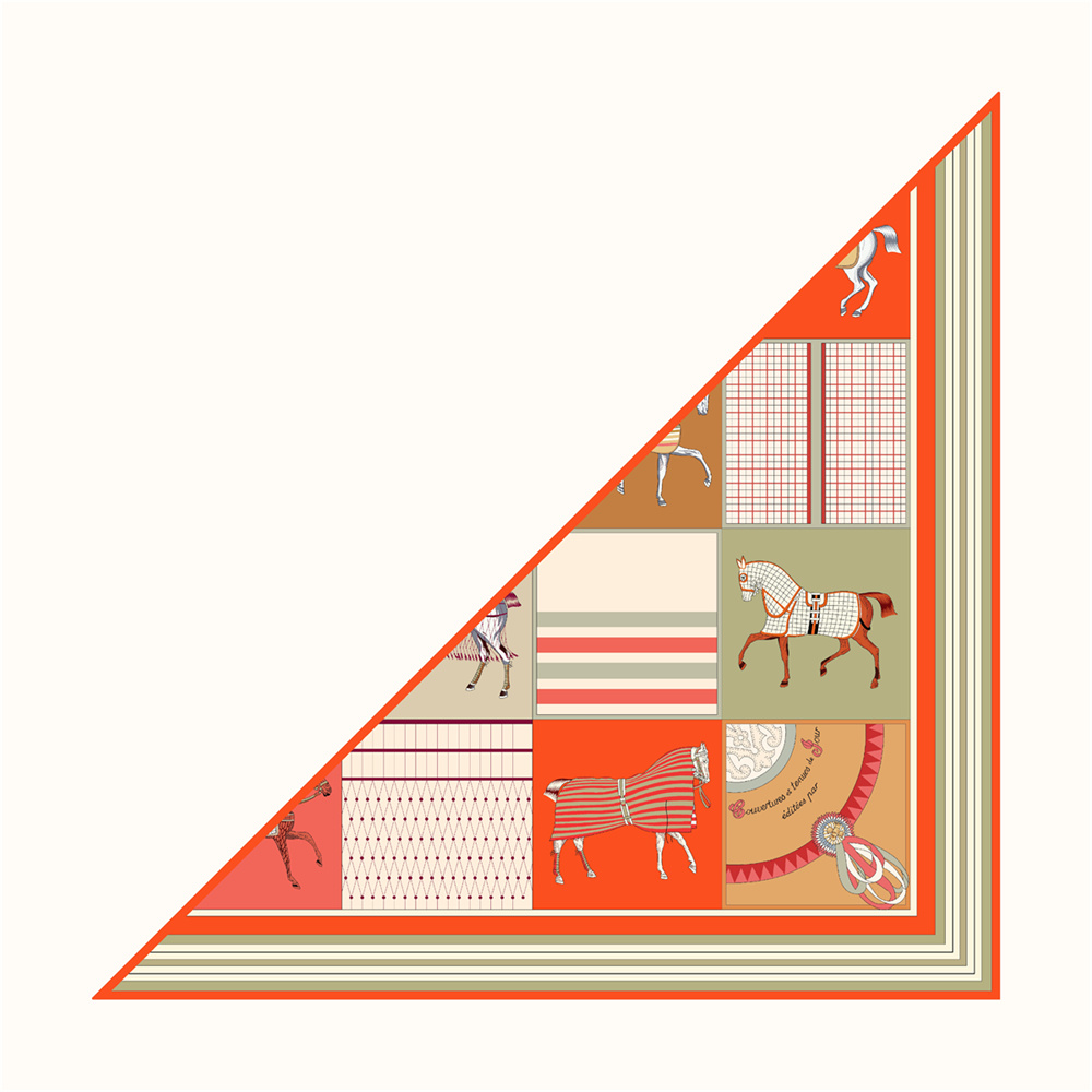 Syal Sutra Cetak dengan Desain - Silk Scarf Square ulasan dan harga