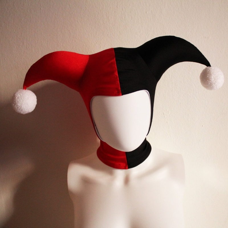 Topi Cosplay QQ Jester Hitam/M - Women'S Red Accessories ulasan dan harga
