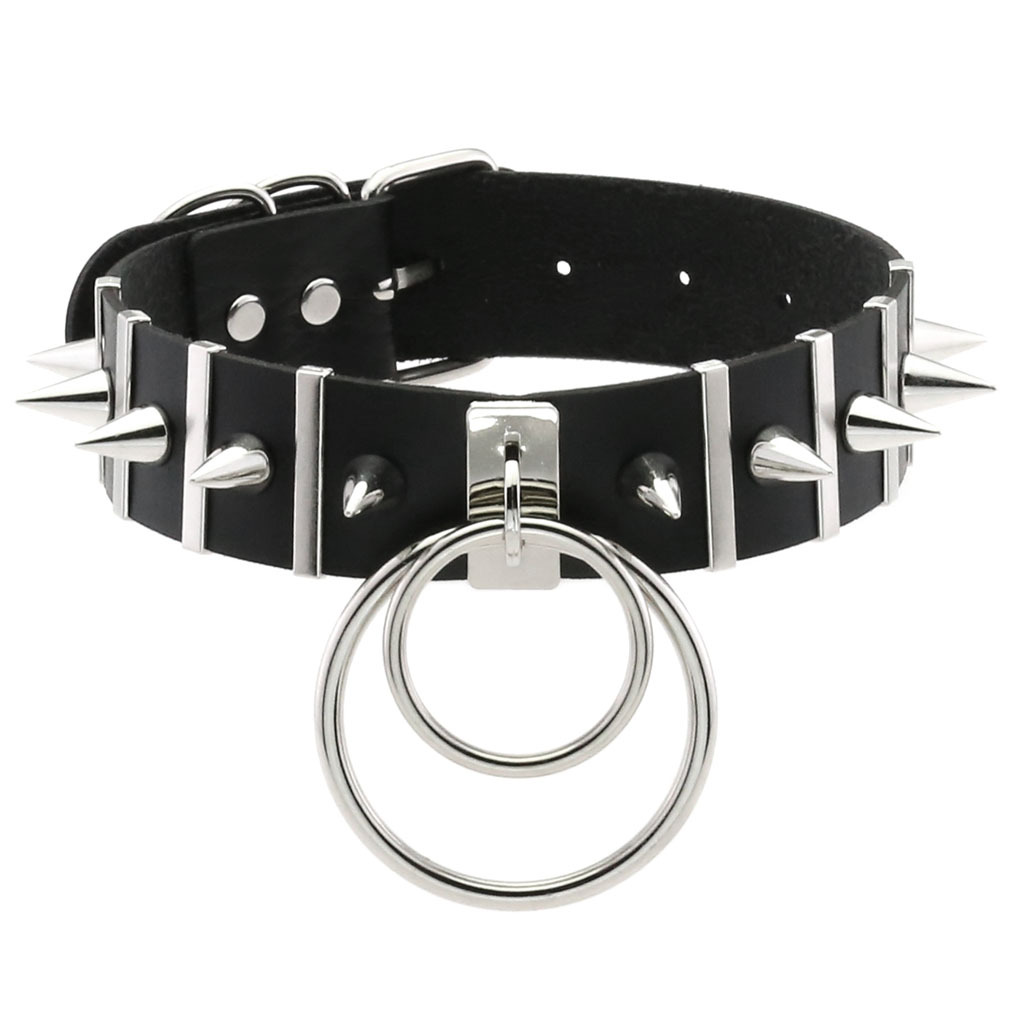 Choker Paku Besar Kalung Punk  - Women'S Emo Accessories ulasan dan harga