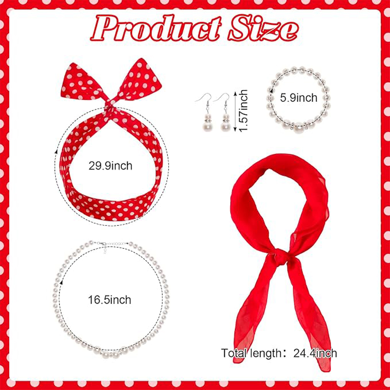 7 buah aksesori kostum tahun 1 - Women'S Accessories In The 1950S ulasan dan harga